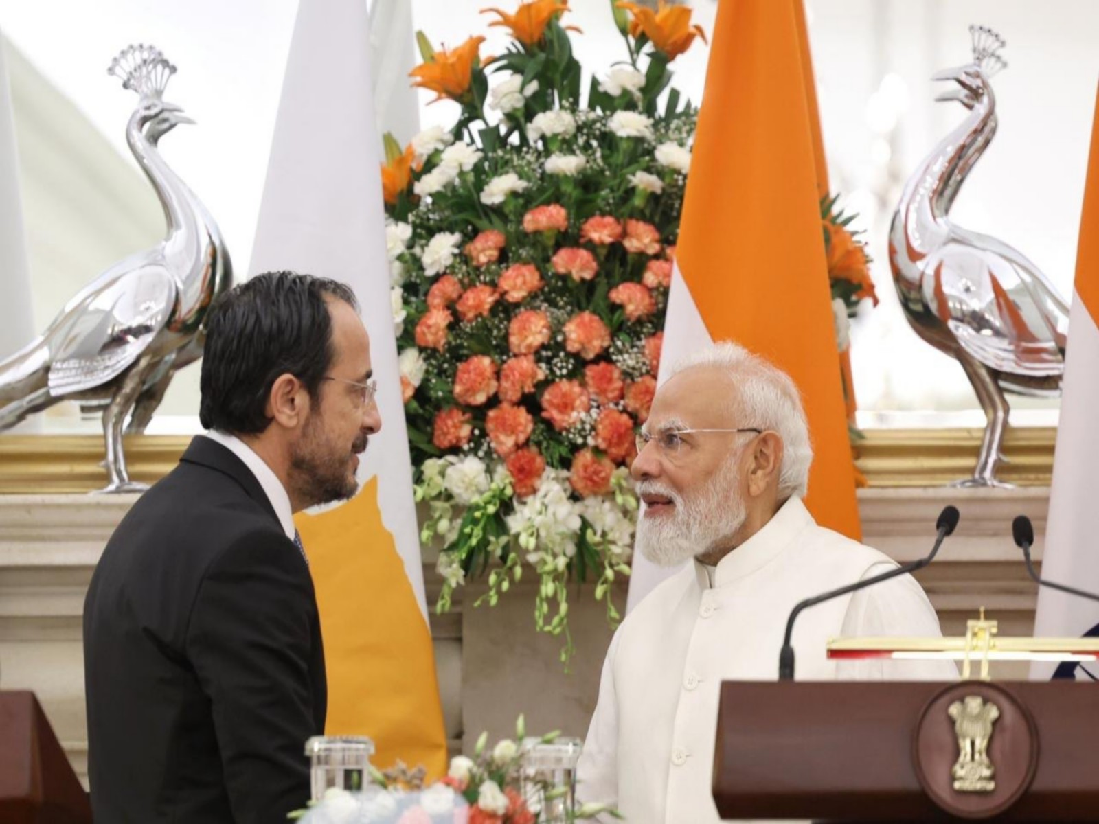 President of Cyprus, Nikos Christodoulides and Prime Minister Narendra Modi (Photo: X@narendramodi)