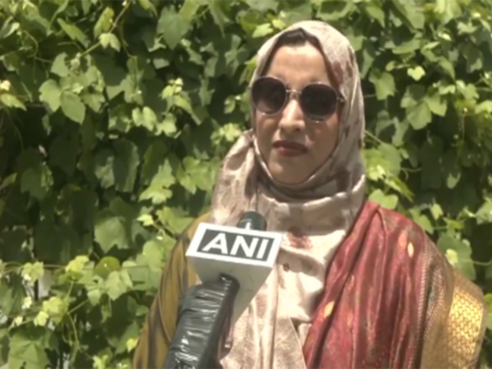 Association of Terror Victims in Kashmir Chairperson, Tasleema Akhter (Photo/ANI)