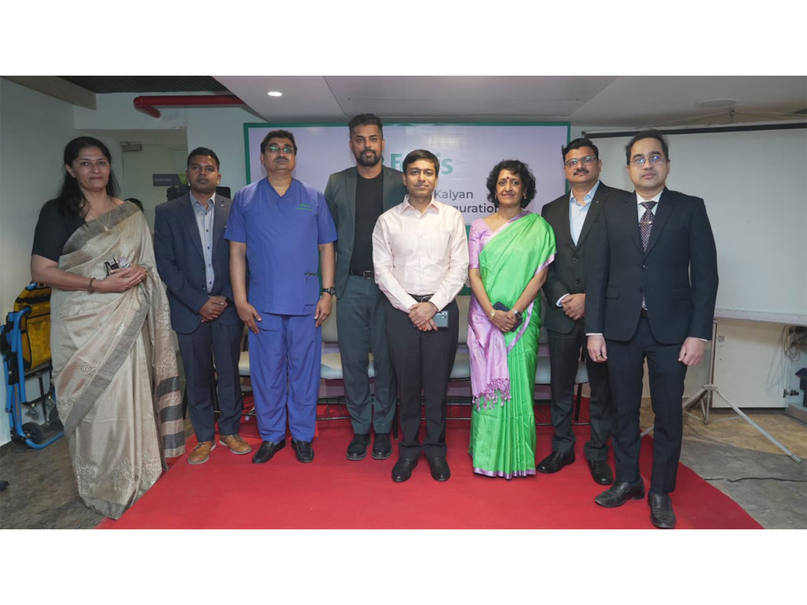 Upgraded Emergency Department unveiled at Fortis Hospital Kalyan by (L) Dr Pate, Dr Manoj, Dr Patil, Dr Pandey, KDMC’s Mr Goel (IAS), Dr S. Narayani, Dr Gore & Dr Mahajan