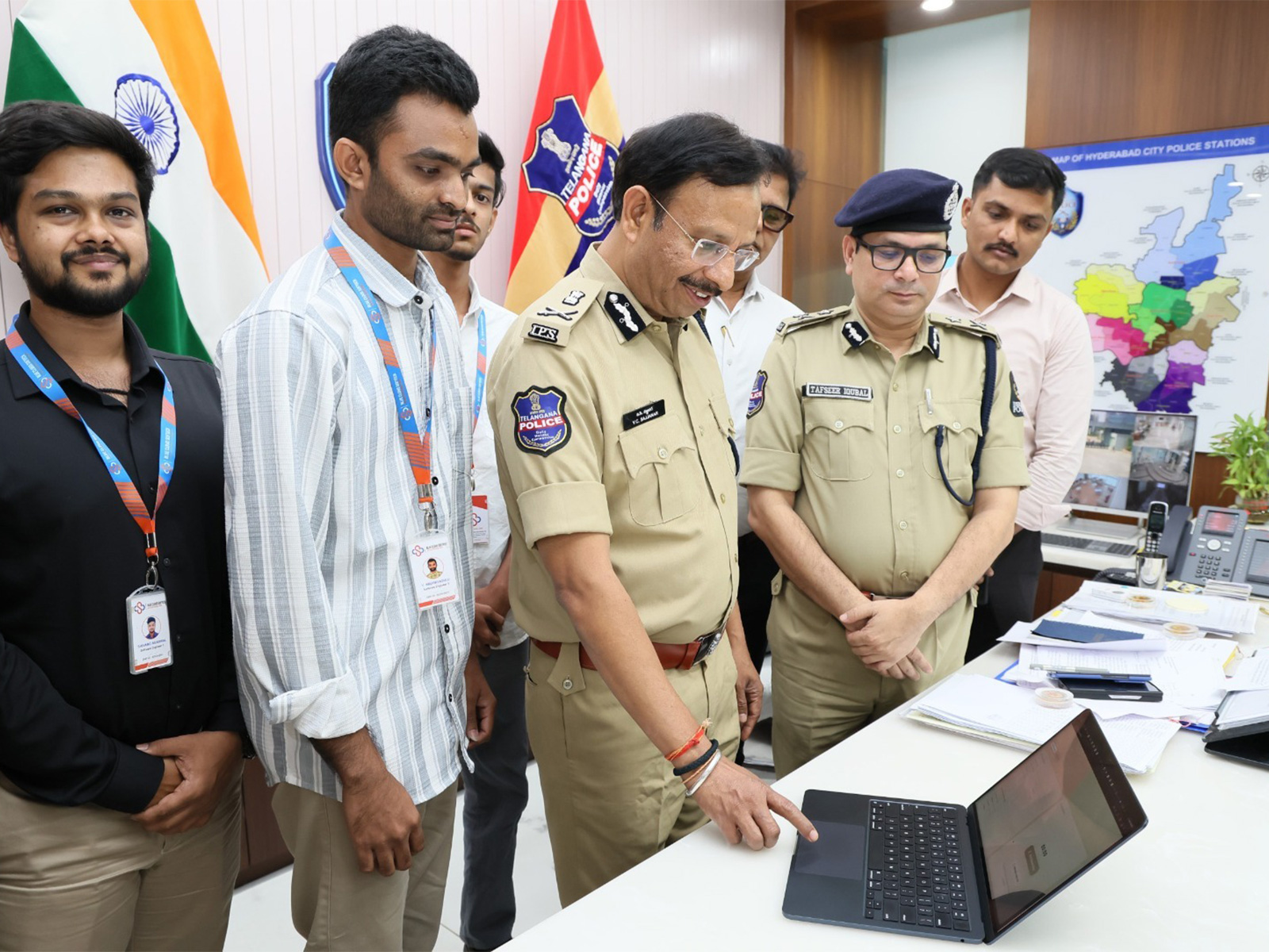 Hyderabad Police launch India’s first AI-Powered multilingual complaint recorder ‘AI-CopWriter’ (Photo/HyderabadCityPolice)
