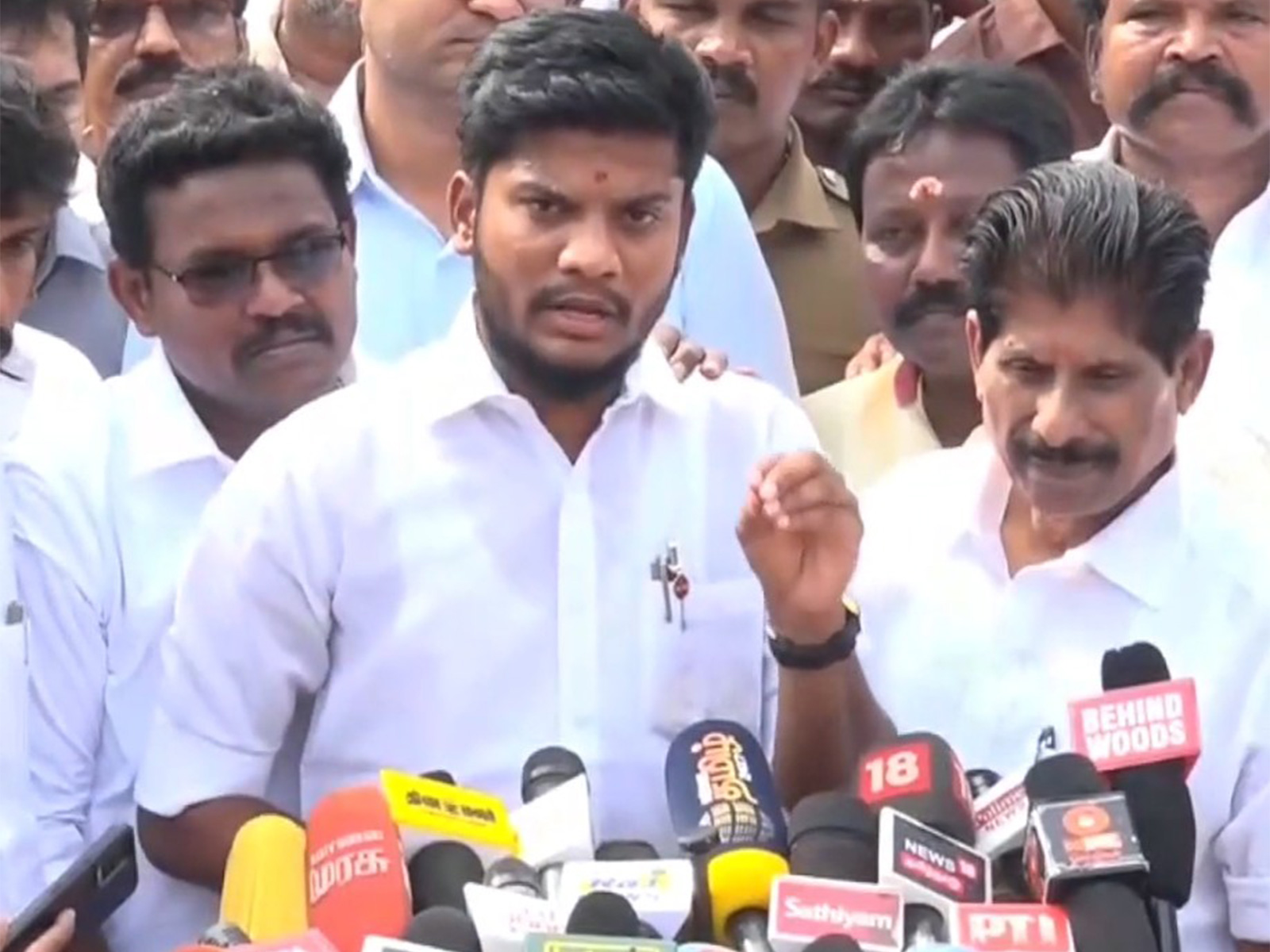 Tamil Nadu Minister Ramesh (Photo/ANI)