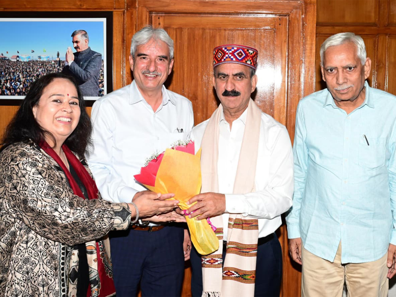 Himachal CM releases Bazaar novel authored by Niranjan Dev Sharma (Photo/Himachal CMO) Himachal CM releases Bazaar novel authored by Niranjan Dev Sharma (Photo/Himachal CMO)