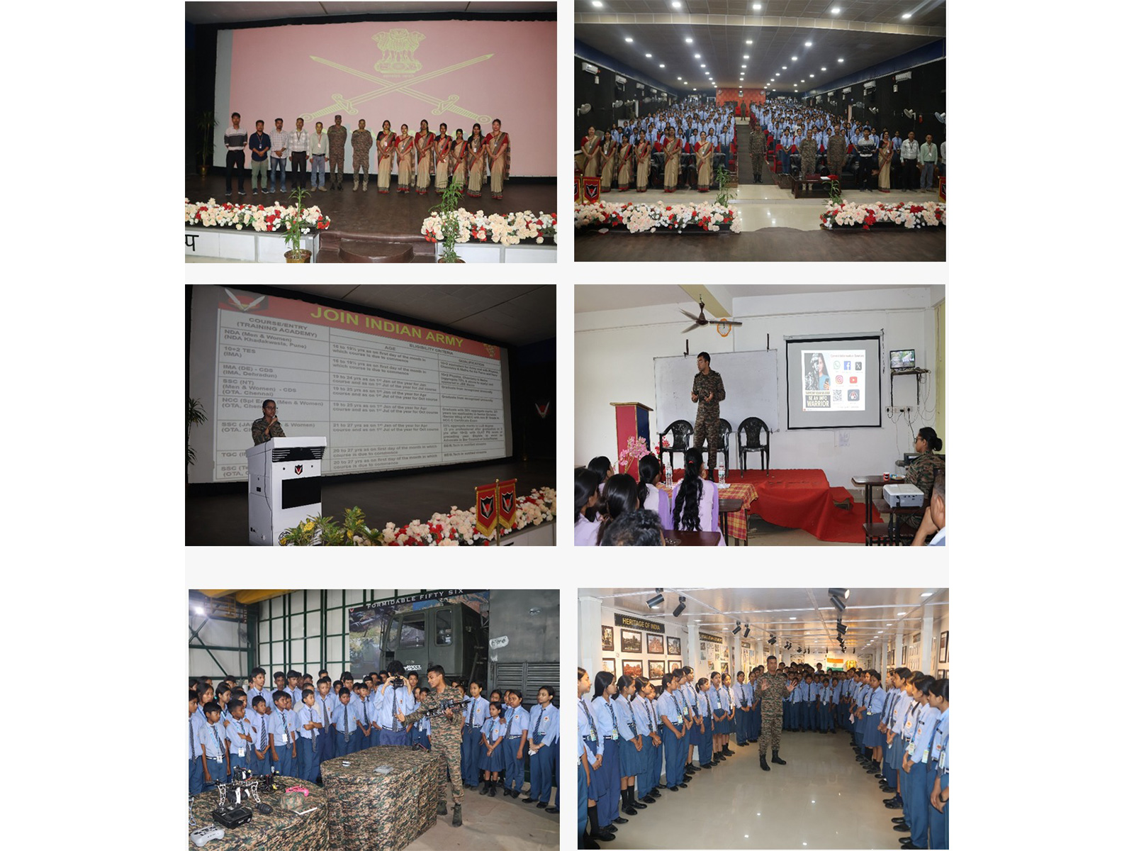 Indian Army organises project NAVBHARAT to inspire youth towards Viksit Bharat goals (Photo/  Defence PRO Guwahati)