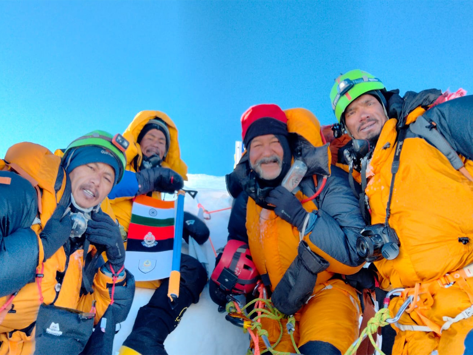 Visual of Border Security Force Mt. Lhotse Expedition Team (Photo/@BSF_India/X)