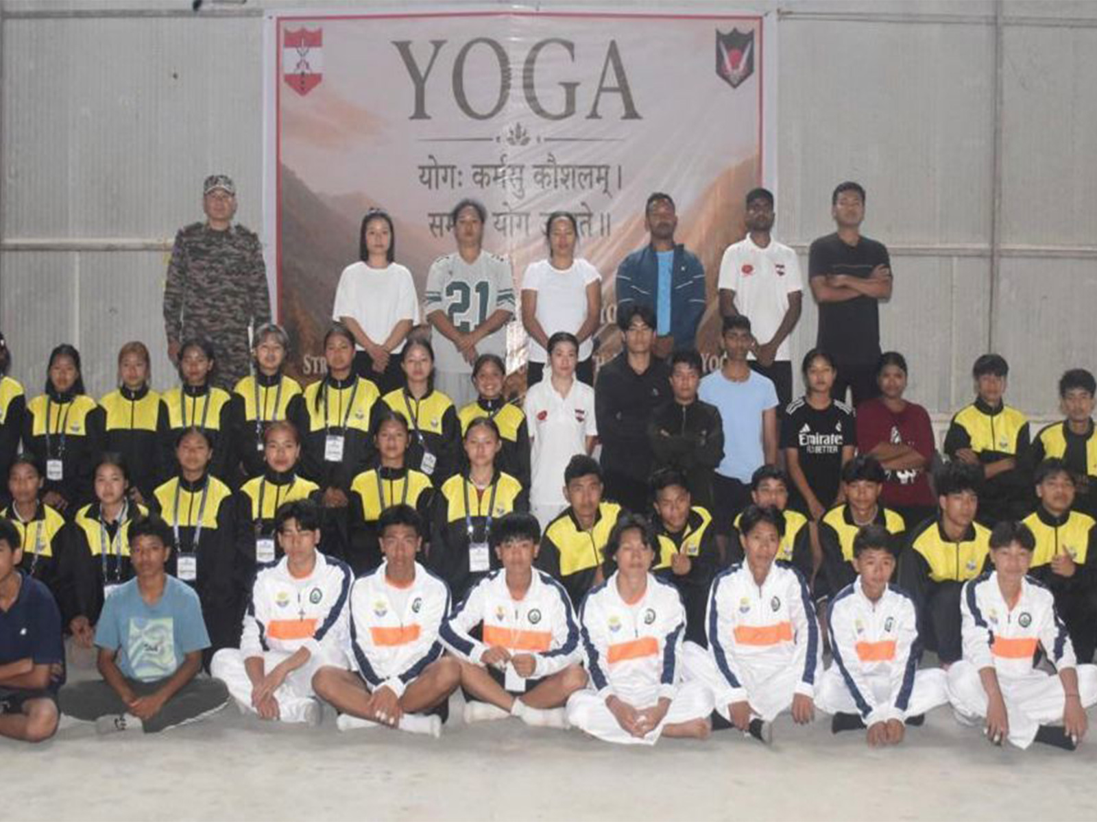 Indian Army conducts yoga session in Aalo (Photo/PRO/Defence) Indian Army conducts yoga session in Aalo (Photo/PRO/Defence)