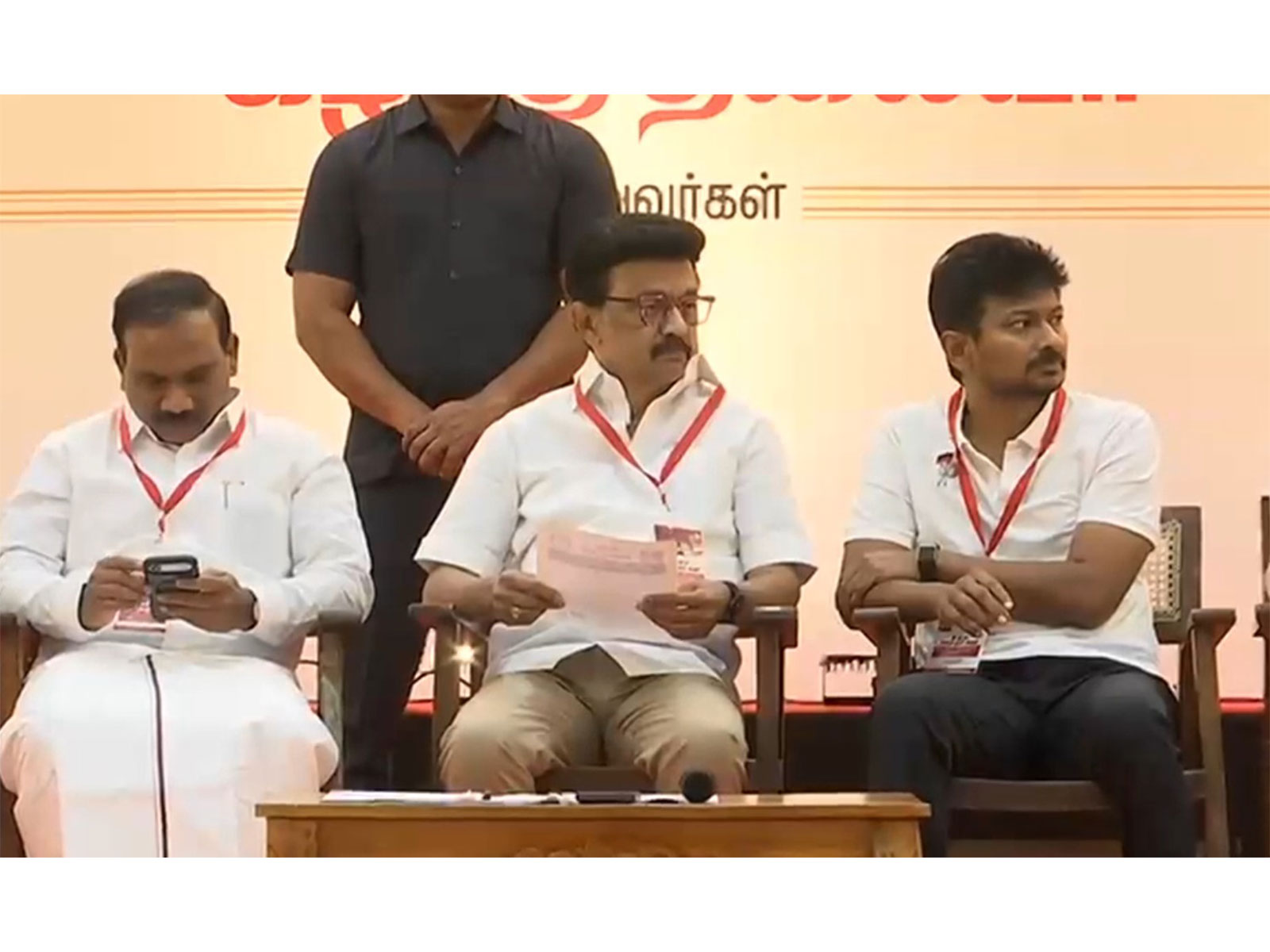 DMK Chief MK Stalin and Tamil Nadu LoP Udhayanidhi Stalin (Photo/ANI) DMK Chief MK Stalin and Tamil Nadu LoP Udhayanidhi Stalin (Photo/ANI)