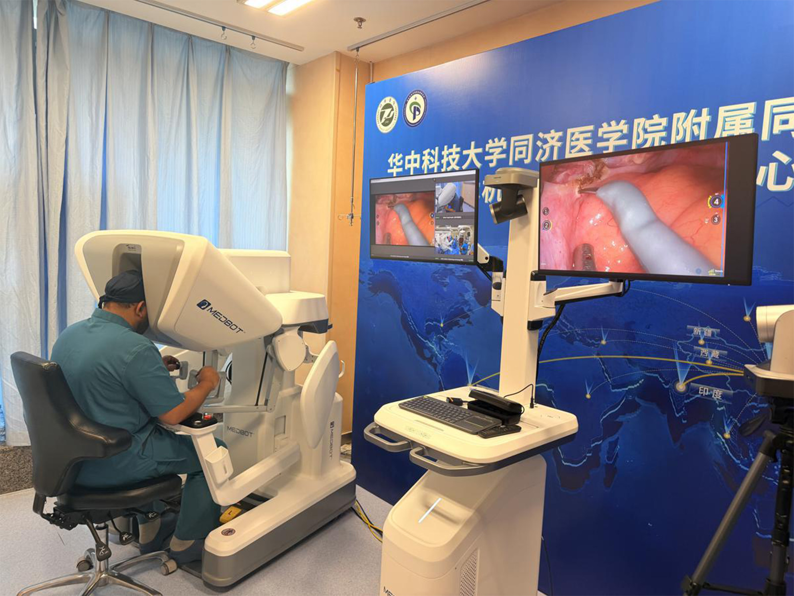 Indian doctor in Wuhan performs remote robotic surgery on Hyderabad patient (Photo/X/@ChinaSpox_India)