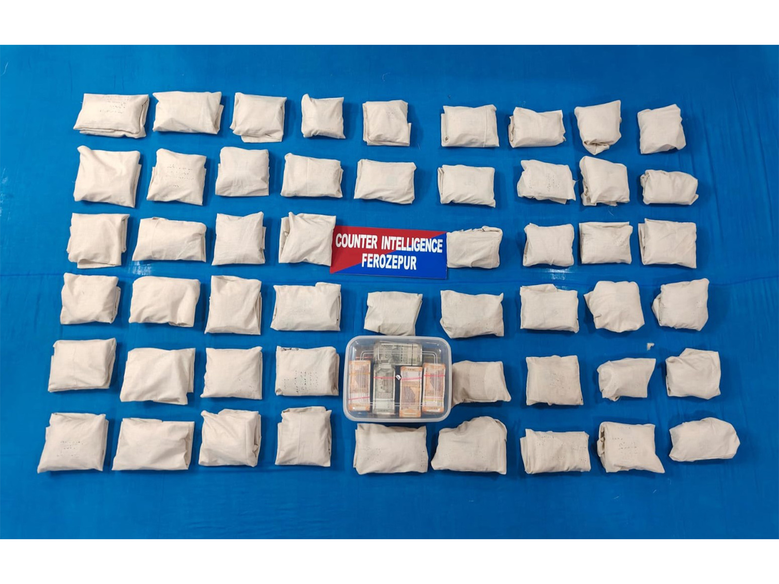 Punjab police seizes 28.12 kg Heroin in cross-border drug module in Ferozepur (Photo/X/@DGPPunjabPolice) Punjab police seizes 28.12 kg Heroin in cross-border drug module in Ferozepur (Photo/X/@DGPPunjabPolice)