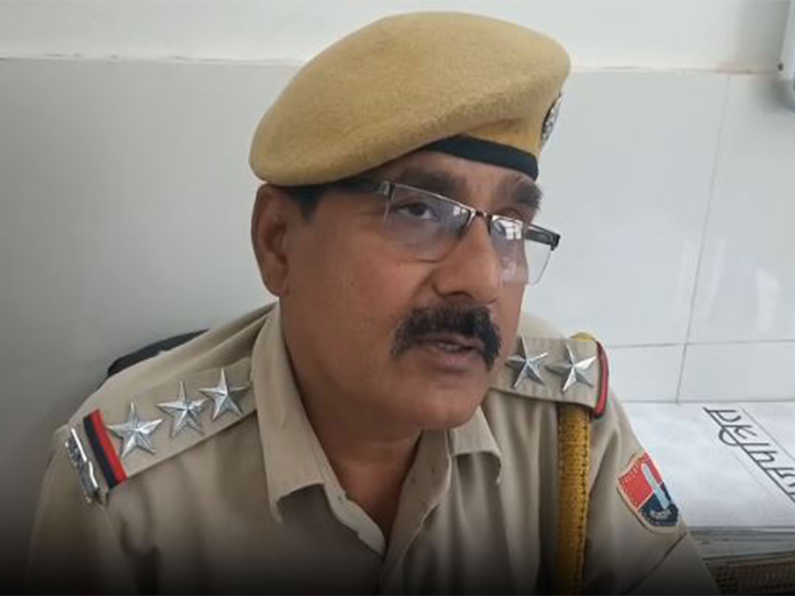 Amet police station in-charge Om Singh Chundawat (Photo/ANI)