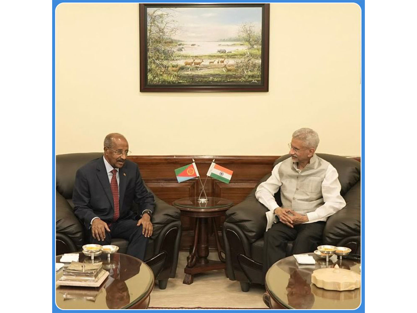 EAM Jaishankar greeted people of Eritrea on Independence Day (Photo/X@DrSJaishankar)