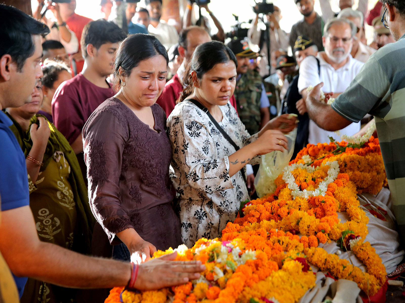 Twisha Sharma last rites (Photo/ANI)