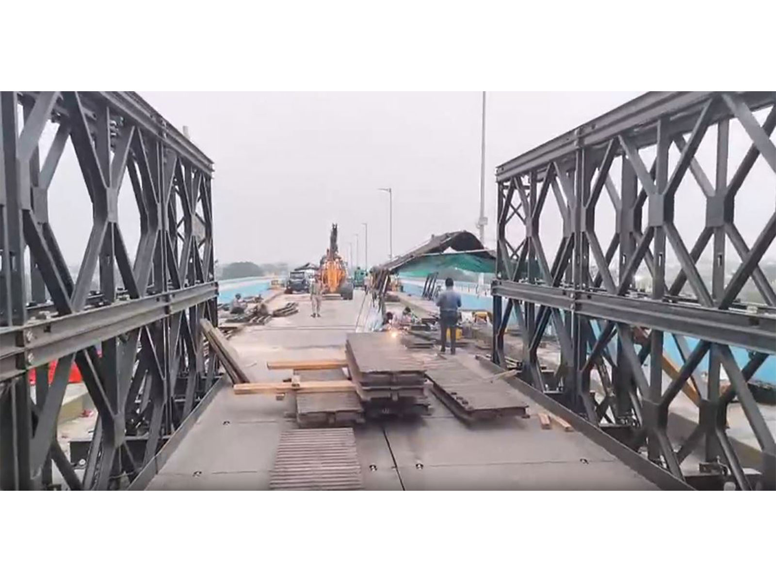 Underconstruction Bailey Bridge (Photo/ANI)