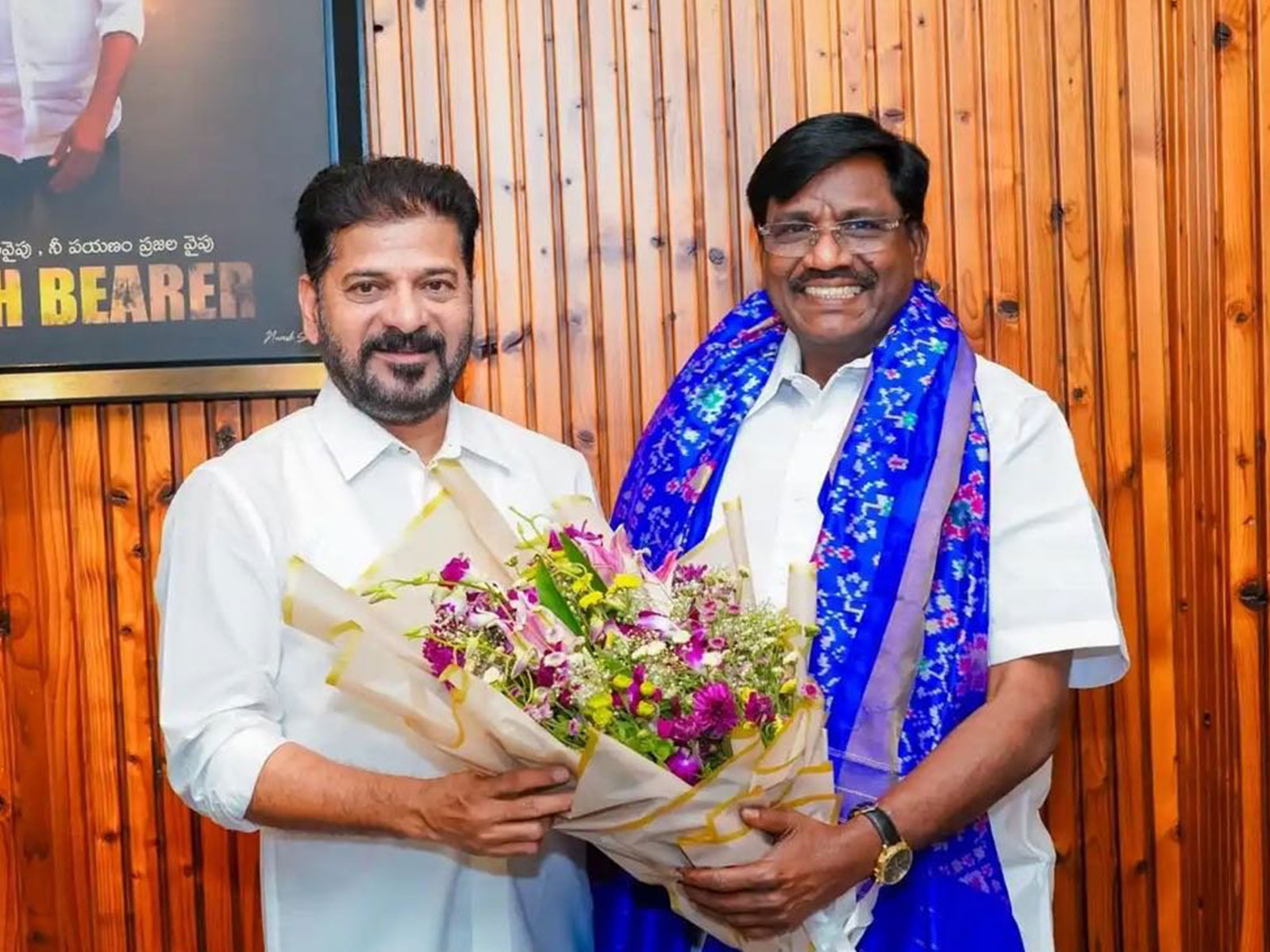 Tamil Nadu Minister P Viswanathan meets Telangana CM Revanth Reddy (Photo/TelanganaCMO)