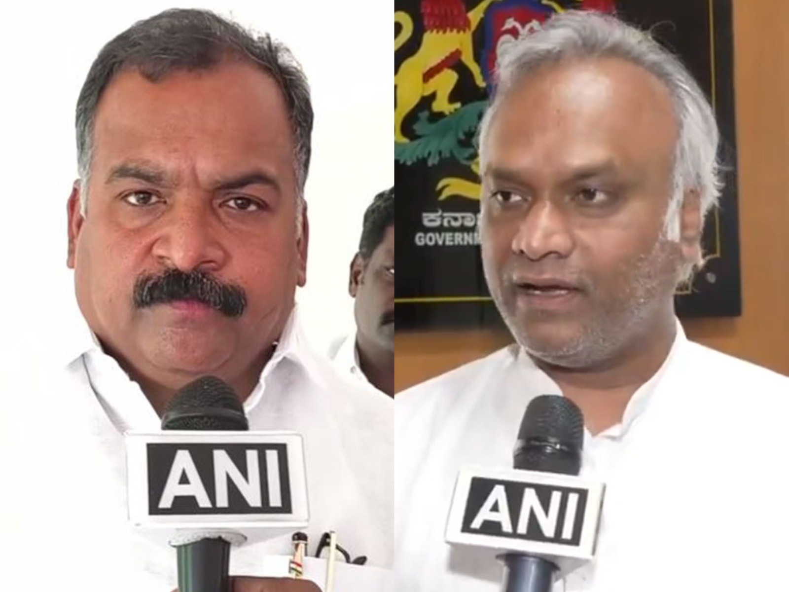 Congress leaders Manickam Tagore and Priyank Kharge (Photo/ANI) Congress leaders Manickam Tagore and Priyank Kharge (Photo/ANI)