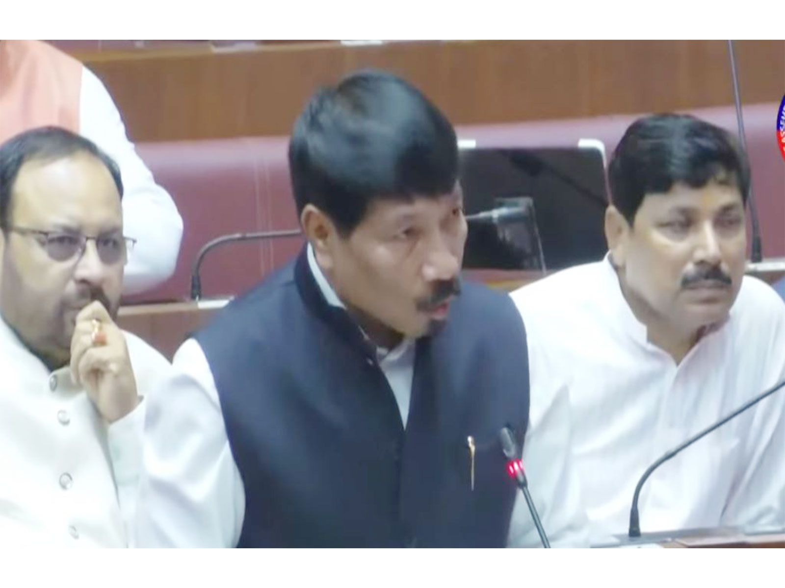 Assam Minister Atul Bora in the assembly (Photo/ANI)
