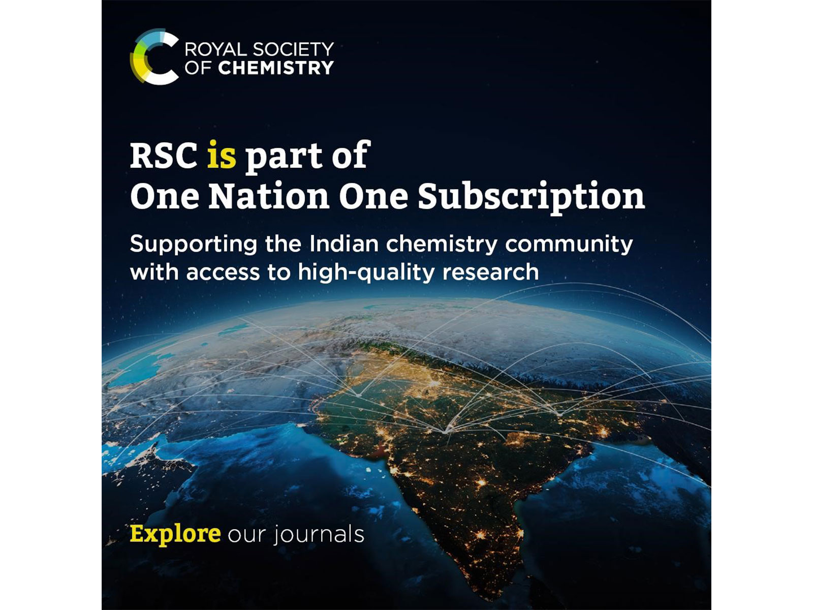 Royal Society of Chemistry joins Government of India’s One Nation One Subscription Royal Society of Chemistry joins Government of India’s One Nation One Subscription