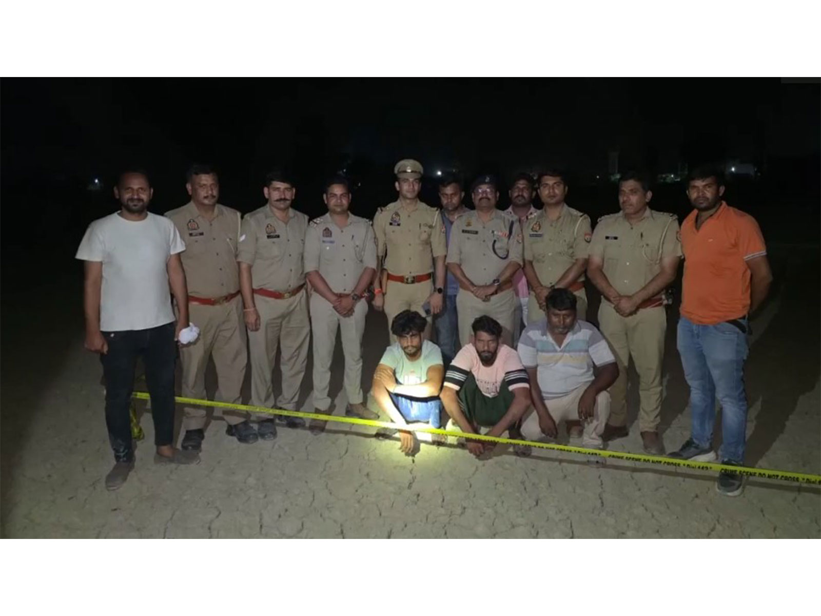 Three injured in police encounter (Photo/ANI)