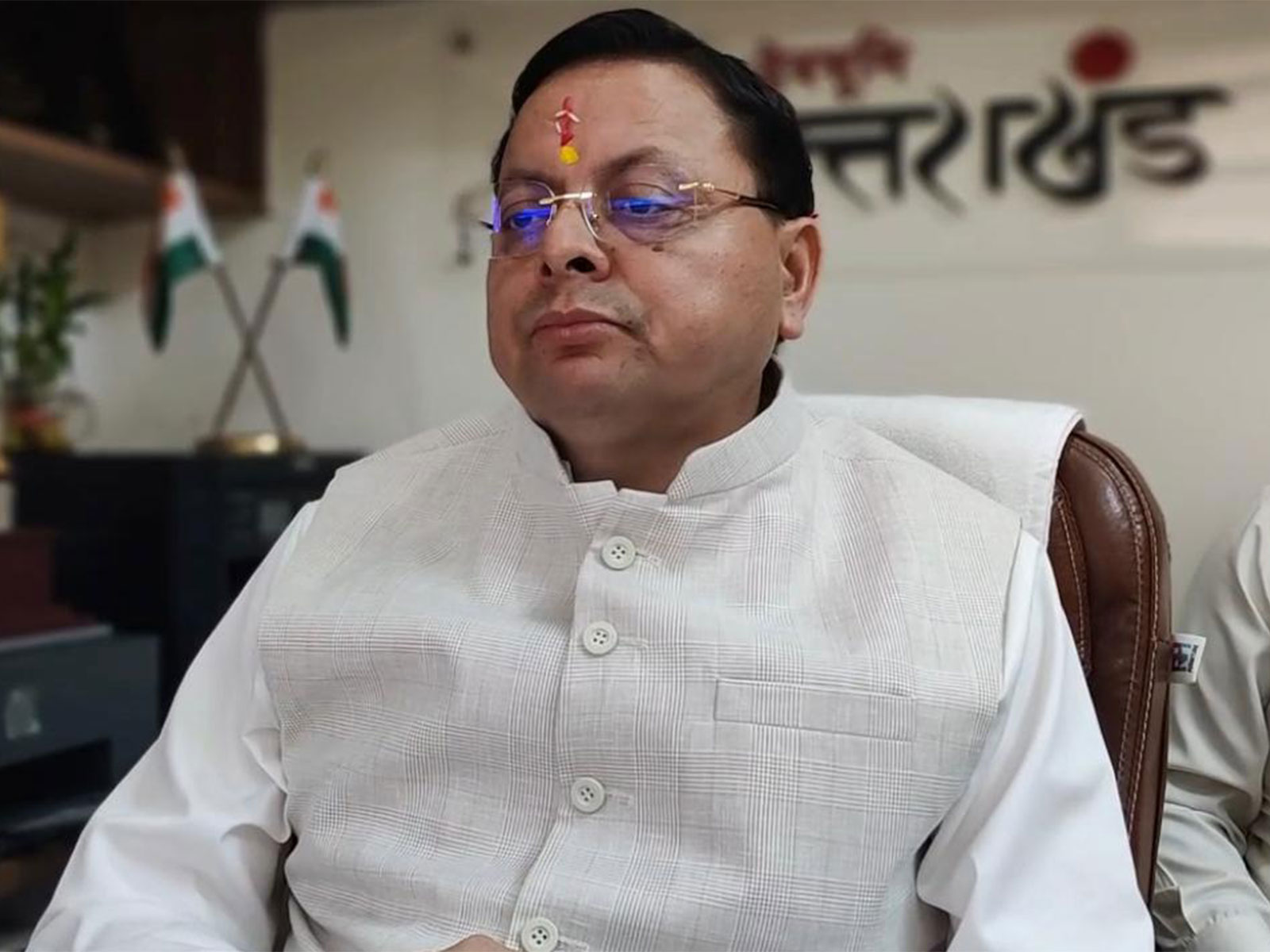 Uttarakhand Chief Minister Pushkar Singh Dhami (Photo/ANI)