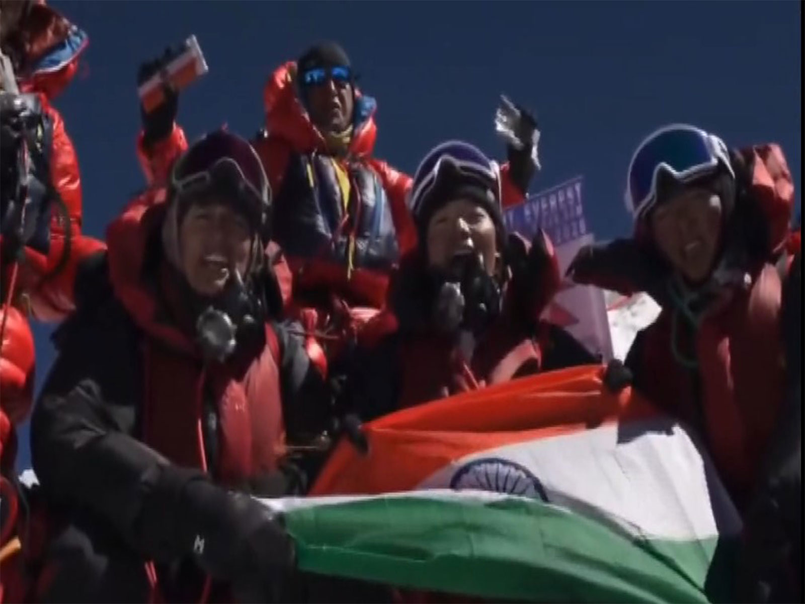ITBP all-women team scales Mount Everest (Photo/ANI)