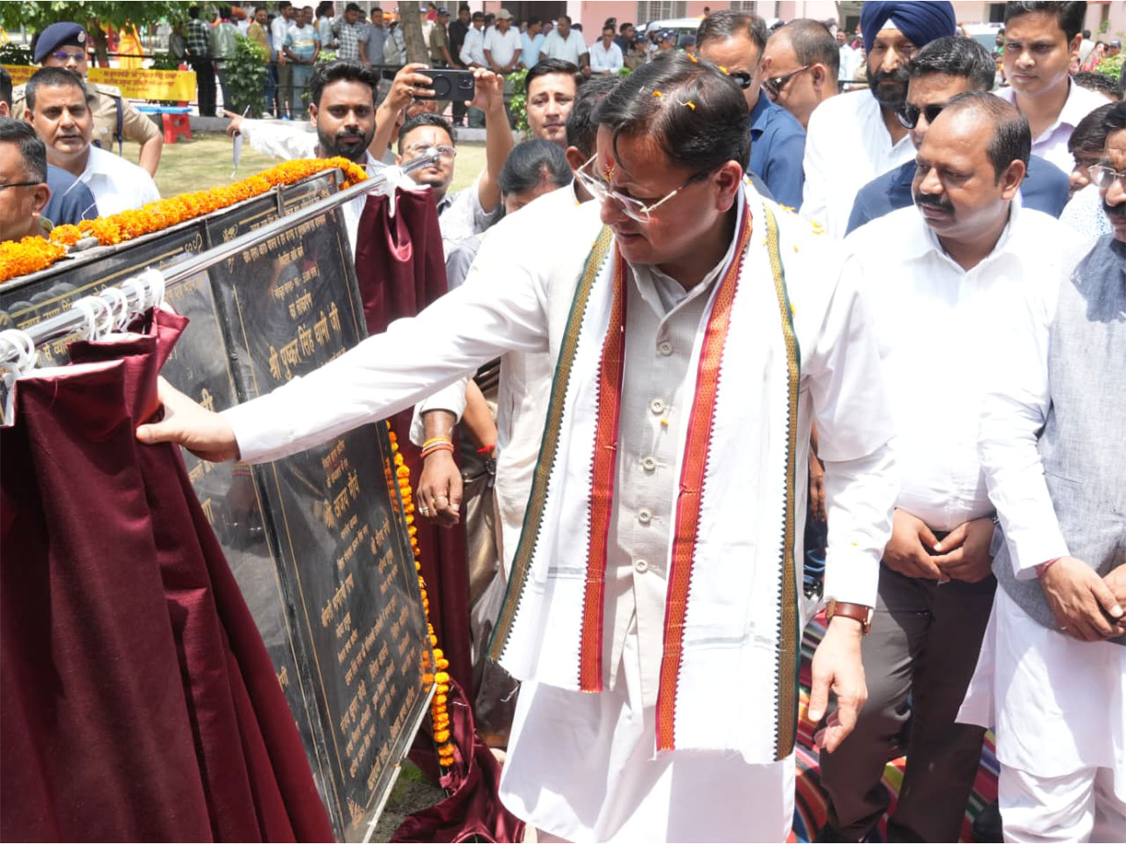 CM Dhami inaugurates developmental projects at Khatima (Photo/Release) CM Dhami inaugurates developmental projects at Khatima (Photo/Release)