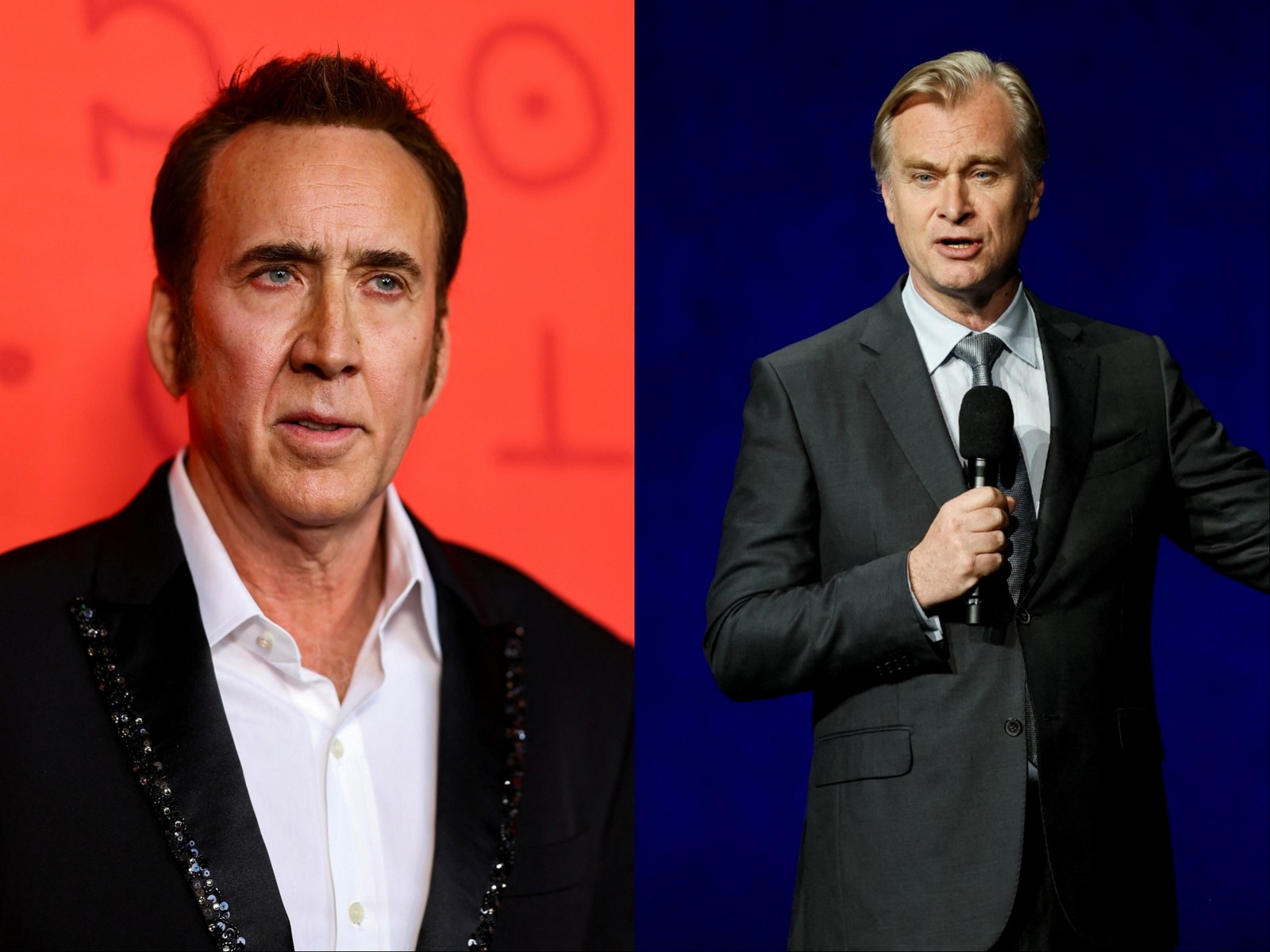 Nicolas Cage, Christopher Nolan (Photo/Reuters) Nicolas Cage, Christopher Nolan (Photo/Reuters)
