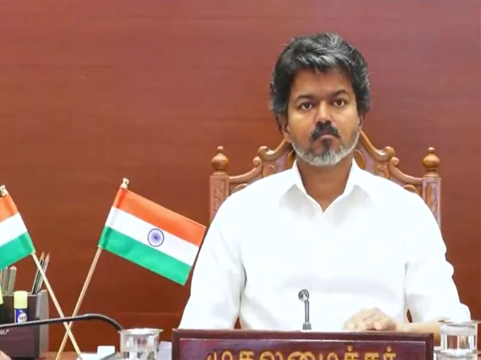 Tamil Nadu Chief Minister C Joseph Vijay (Photo/ANI)