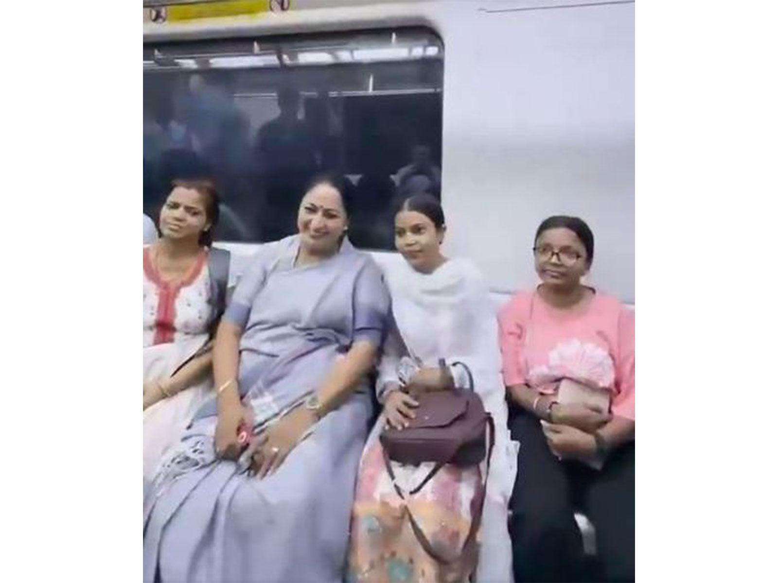Delhi CM Rekha Gupta leads ‘Metro Monday’ drive (Photo/ANI)
