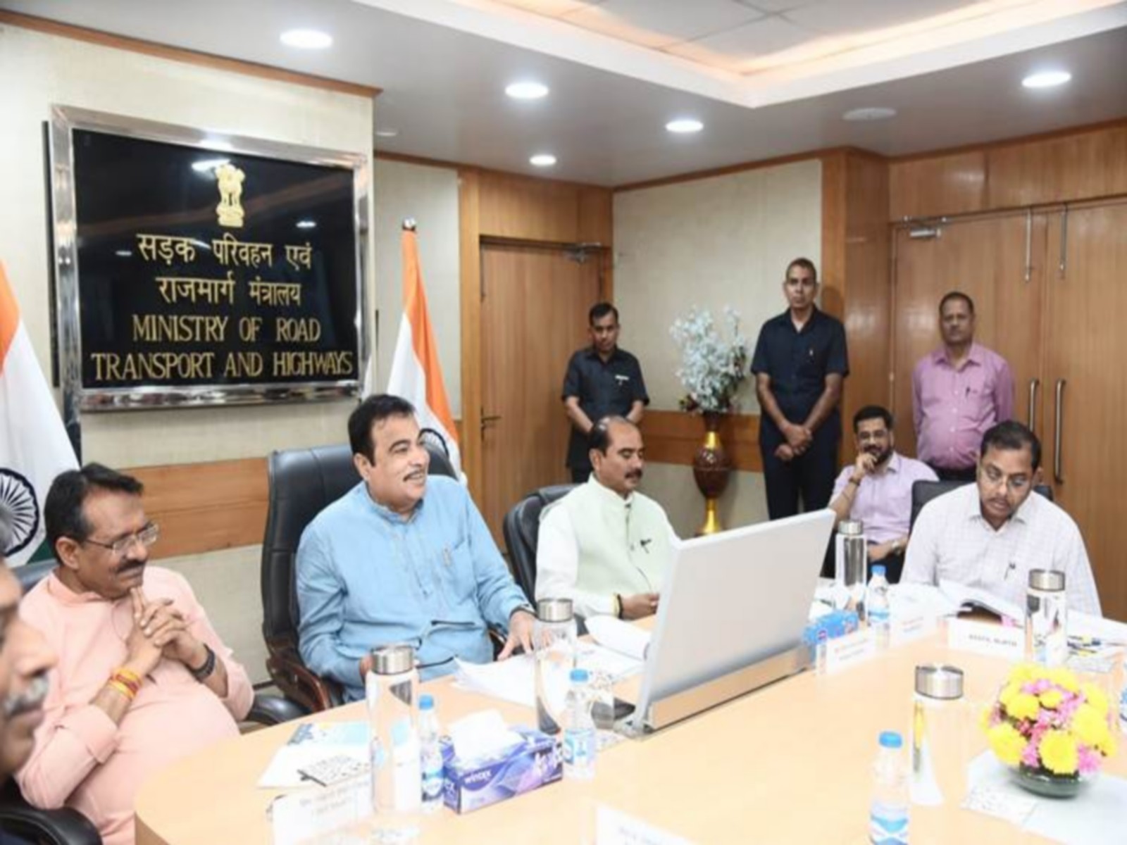  Union Minister of Road Transport & Highways, Nitin Gadkari  reviews over 12,000 km of National Highway projects (Photo-PIB)