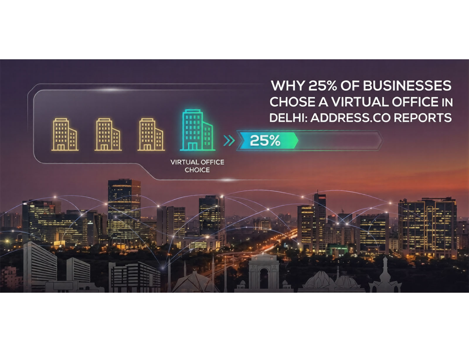 Why 25% of Businesses Chose a Virtual Office in Delhi: Address.co Reports Why 25% of Businesses Chose a Virtual Office in Delhi: Address.co Reports