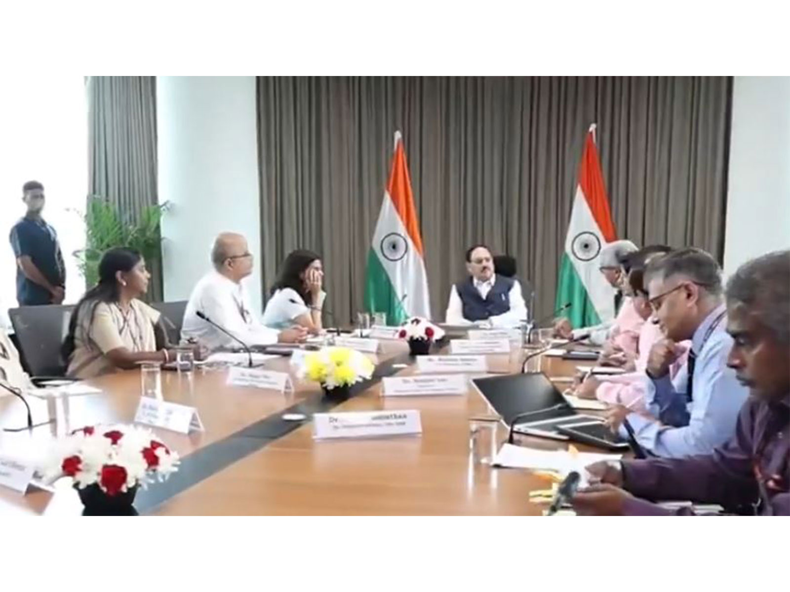 Union Minister for Health and Family Welfare, Jagat Prakash Nadda, chairs a high-level meeting with senior health officials (Photo/Ministry of Health) Union Minister for Health and Family Welfare, Jagat Prakash Nadda, chairs a high-level meeting with senior health officials (Photo/Ministry of Health)