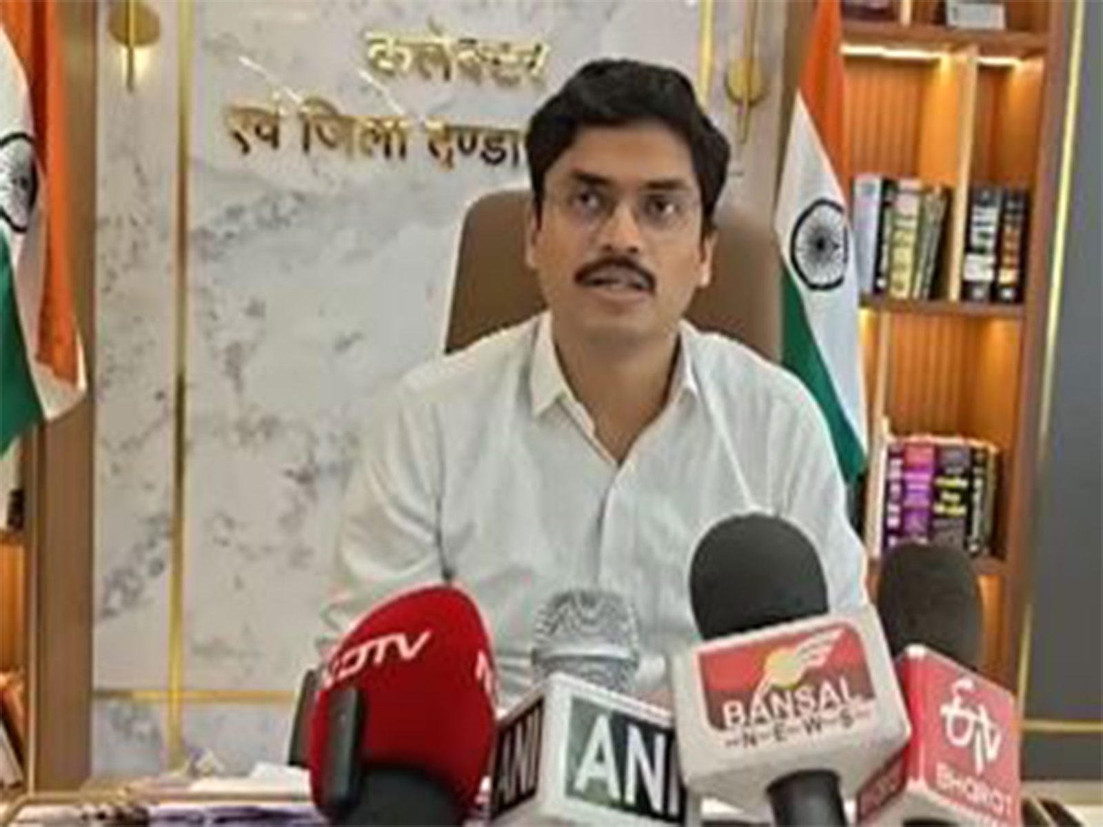Burhanpur Collector Harsh Singh (Photo/ANI) Burhanpur Collector Harsh Singh (Photo/ANI)