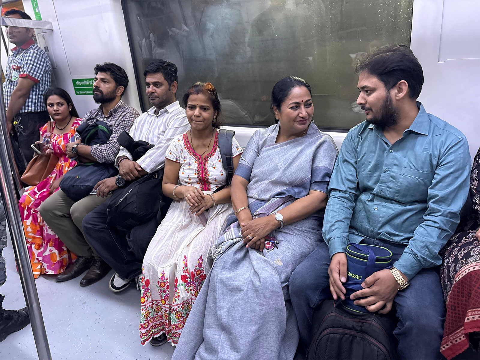 Delhi CM Rekha Gupta leads ‘Metro Monday’ drive (Photo/X @CMODelhi) Delhi CM Rekha Gupta leads ‘Metro Monday’ drive (Photo/X @CMODelhi)