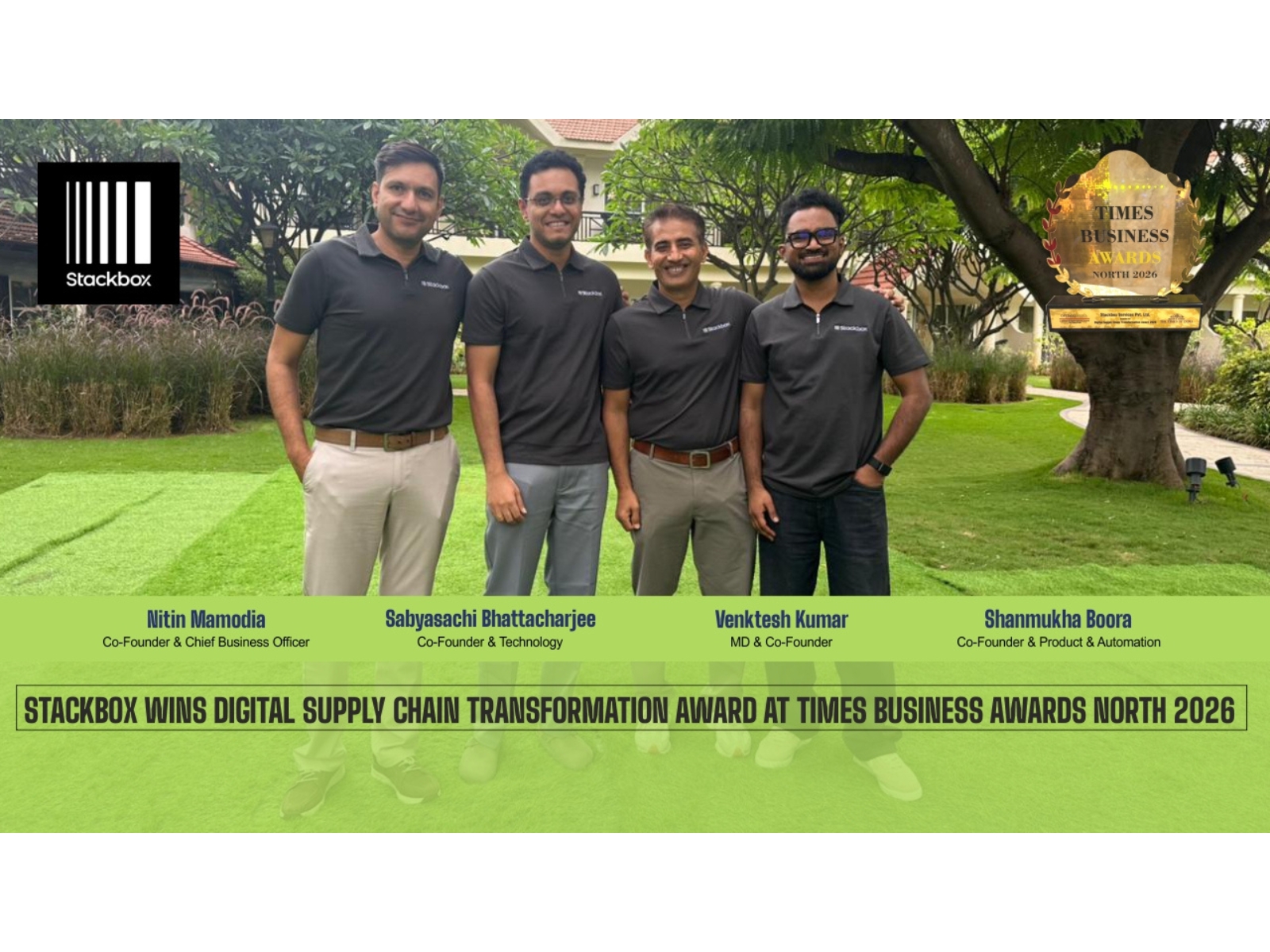 The Times of India Recognizes Stackbox Among India’s Top Supply Chain Platforms; Ranked Top 5 in WMS and Top 3 in TMS by ISCM