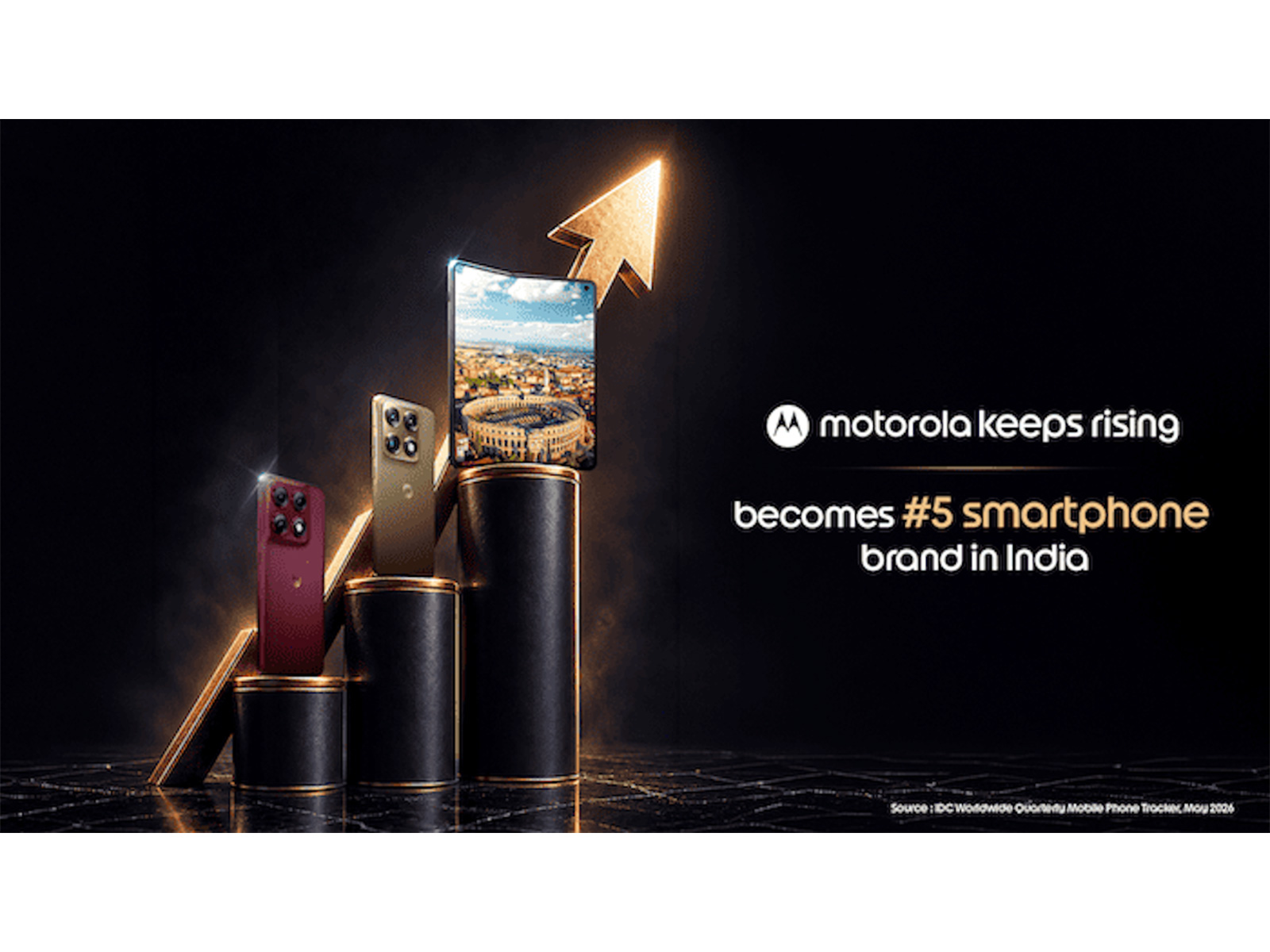 Motorola becomes #5 smartphone brand in India