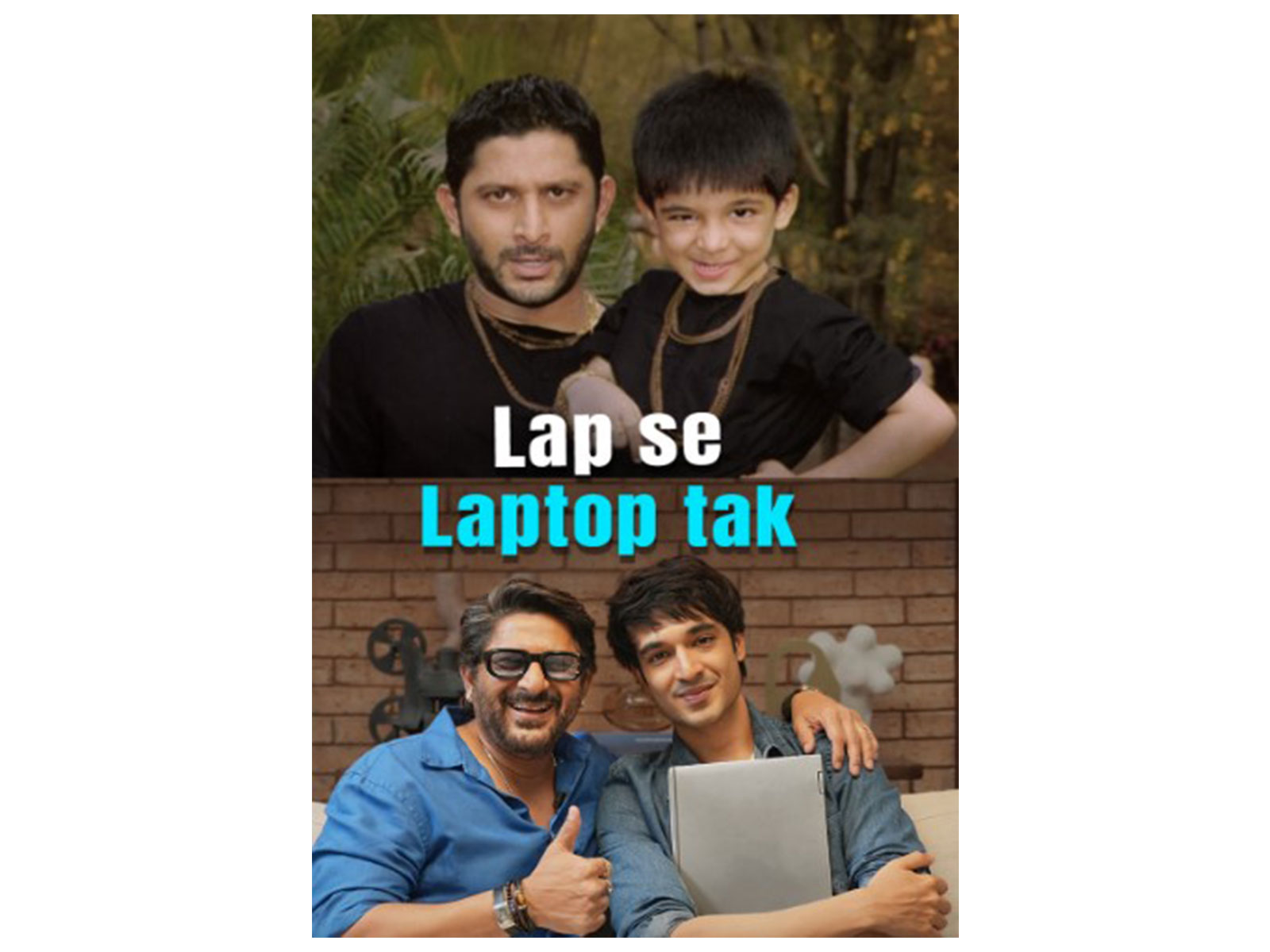 Arshad Warsi with Vir Hirani (Image source: Arshad's Instagram)