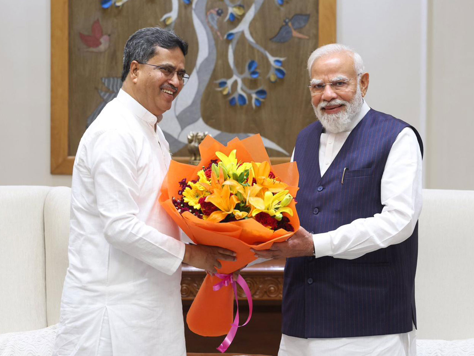 Tripura CM Manik Saha meets PM Narendra Modi (Photo/Tripura CMO)