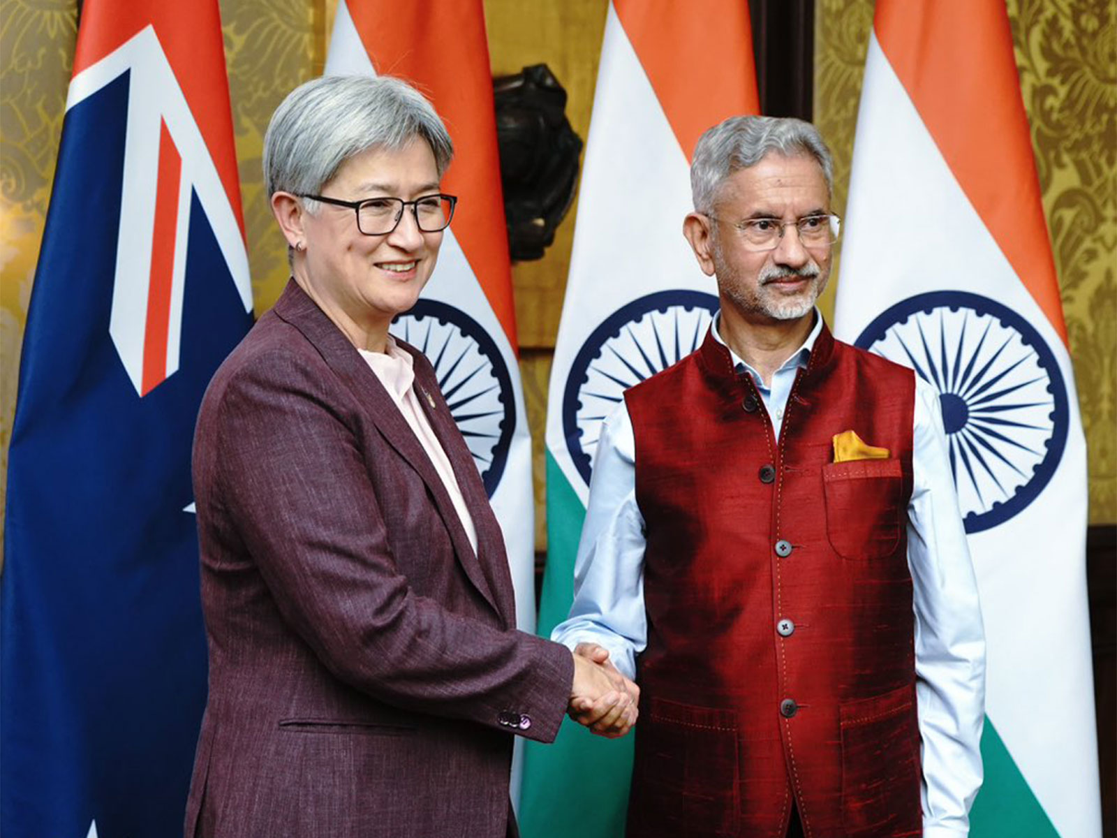 External Affairs Minister S Jaishankar with Australian Foreign Minister Penny Wong (Photo/X@DrSJaishankar)