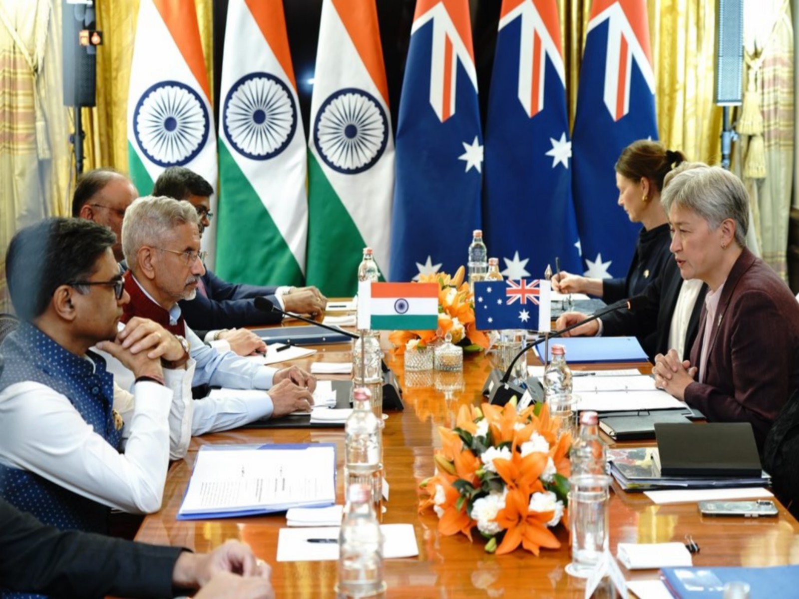 External Affairs Minister S Jaishankar with Australian Foreign Minister Penny Wong (Photo/X@DrSJaishankar)