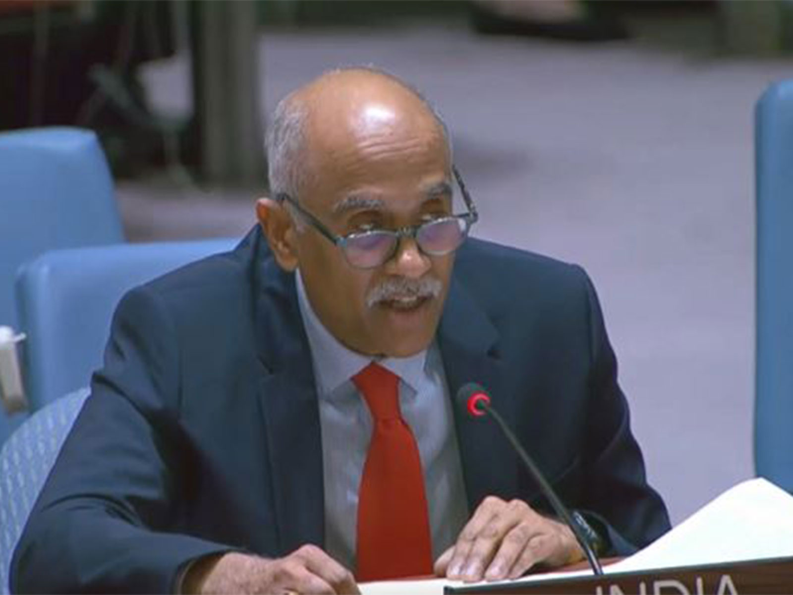 Ambassador Parvathaneni Harish, Permanent Representative of India to the United Nations (Photo/X@IndiaUNNewYork)