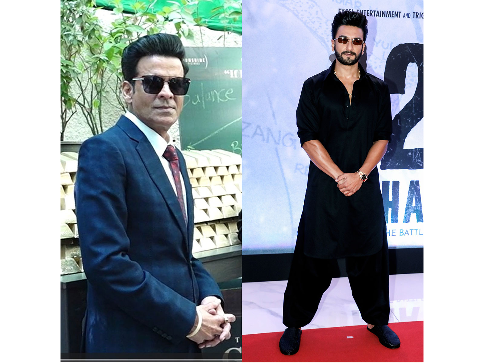 Manoj Bajpayee, Ranveer Singh (Photo/ANI)