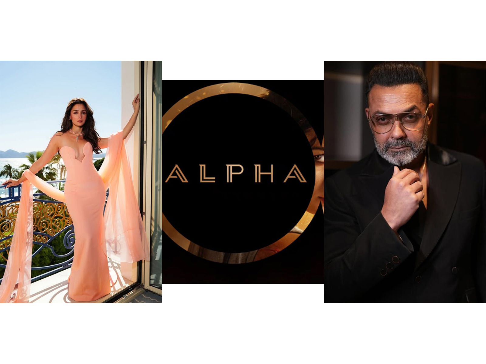 Alia Bhatt (Photo/Instagram/@aliaabhatt), Alpha poster (Photo/instagram/@yrf), Bobby Deol (Photo/Instagram/ @iambobbydeol)