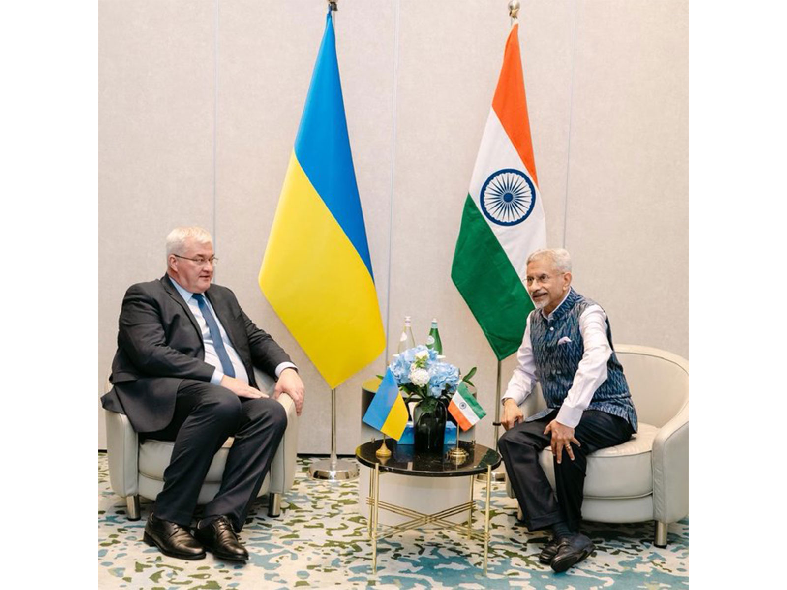 External Affairs Minister S Jaishankar met with Ukrainian Foreign Minister Andrii Sybiha (Photo/X@DrSJaishankar) External Affairs Minister S Jaishankar met with Ukrainian Foreign Minister Andrii Sybiha (Photo/X@DrSJaishankar)