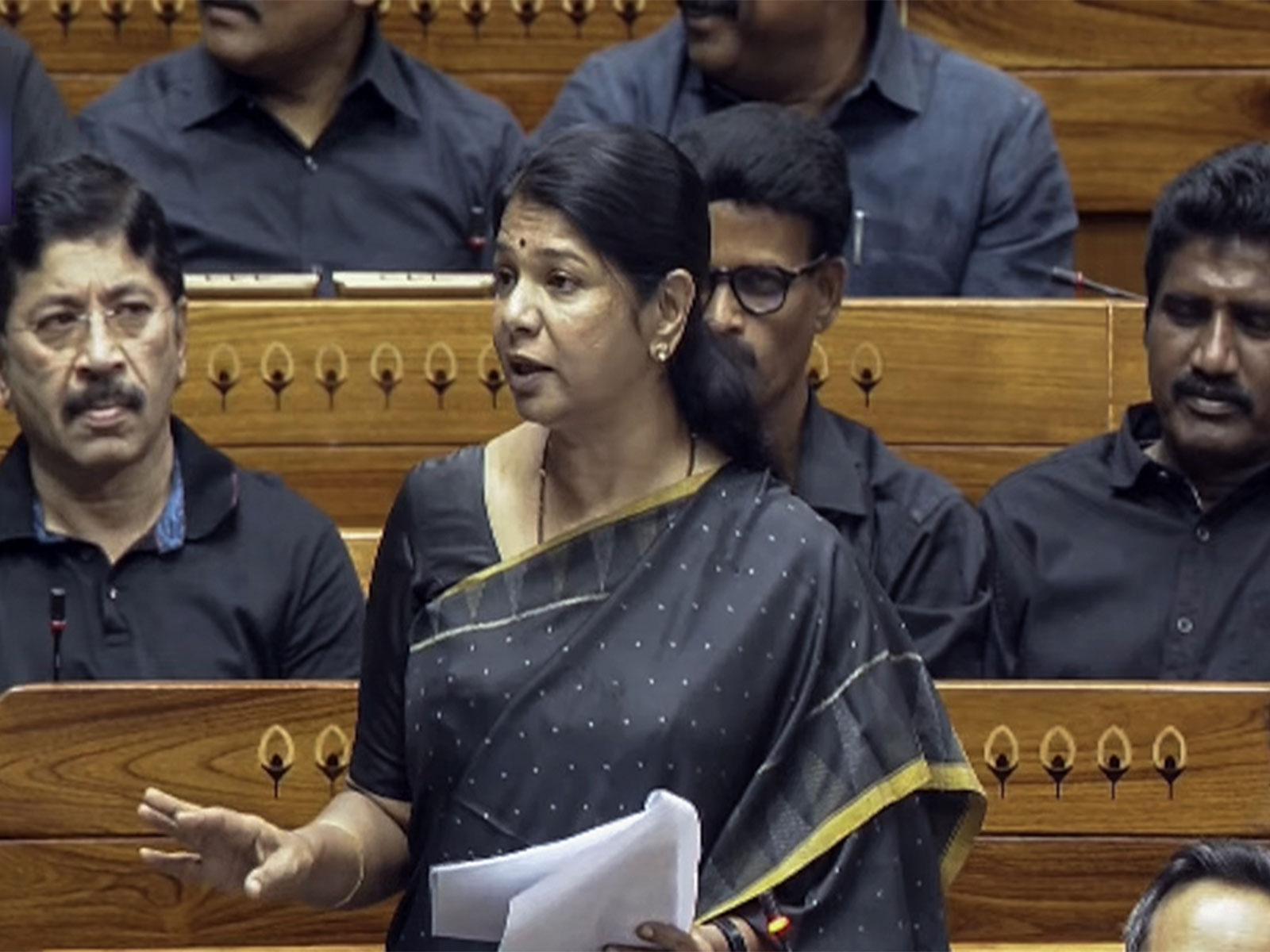 DMK MP Kanimozhi (File Photo/ANI)