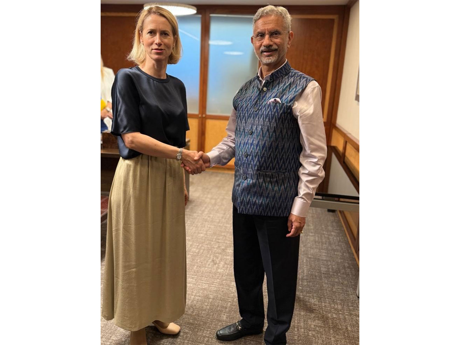 EU HRVP Kaja Kallas and External Affairs Minister S Jaishankar (Photo/X@DrSJaishankar) EU HRVP Kaja Kallas and External Affairs Minister S Jaishankar (Photo/X@DrSJaishankar)