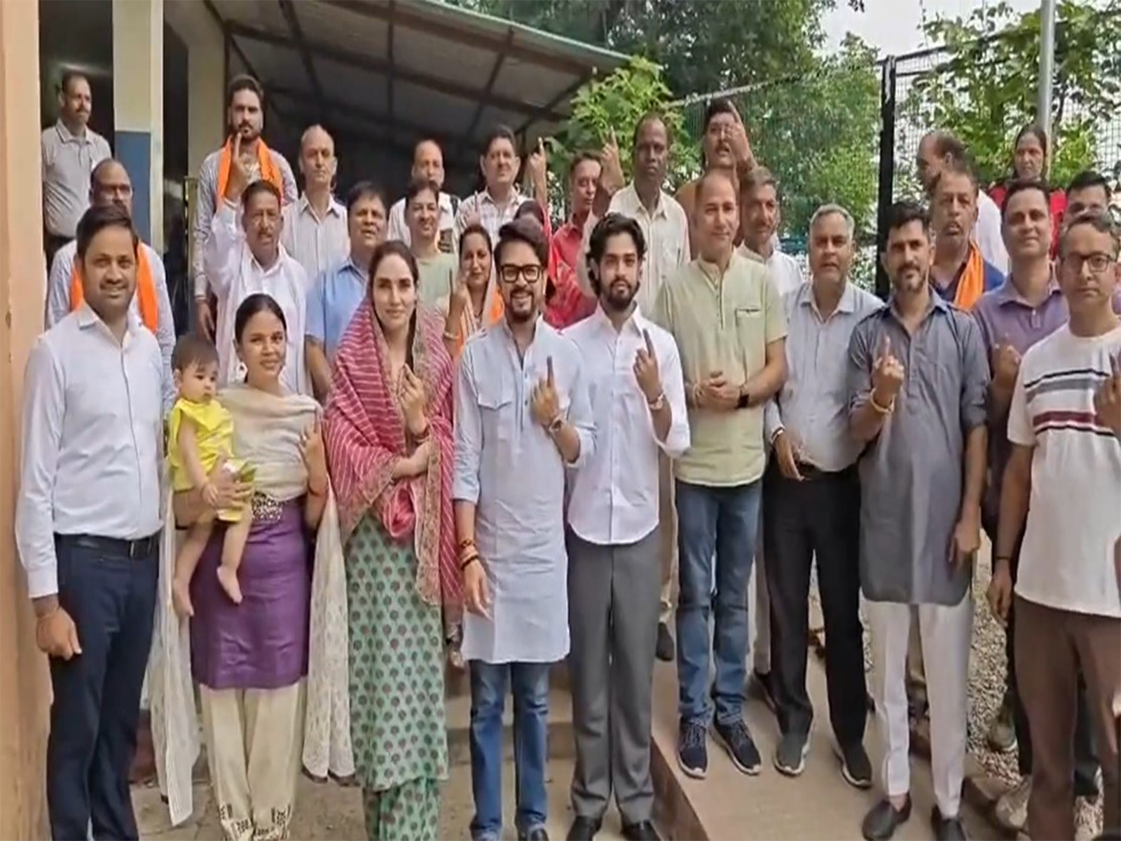Voters took part in the final phase of Himachal Panchayat polls (Photo/ANI) Voters took part in the final phase of Himachal Panchayat polls (Photo/ANI)