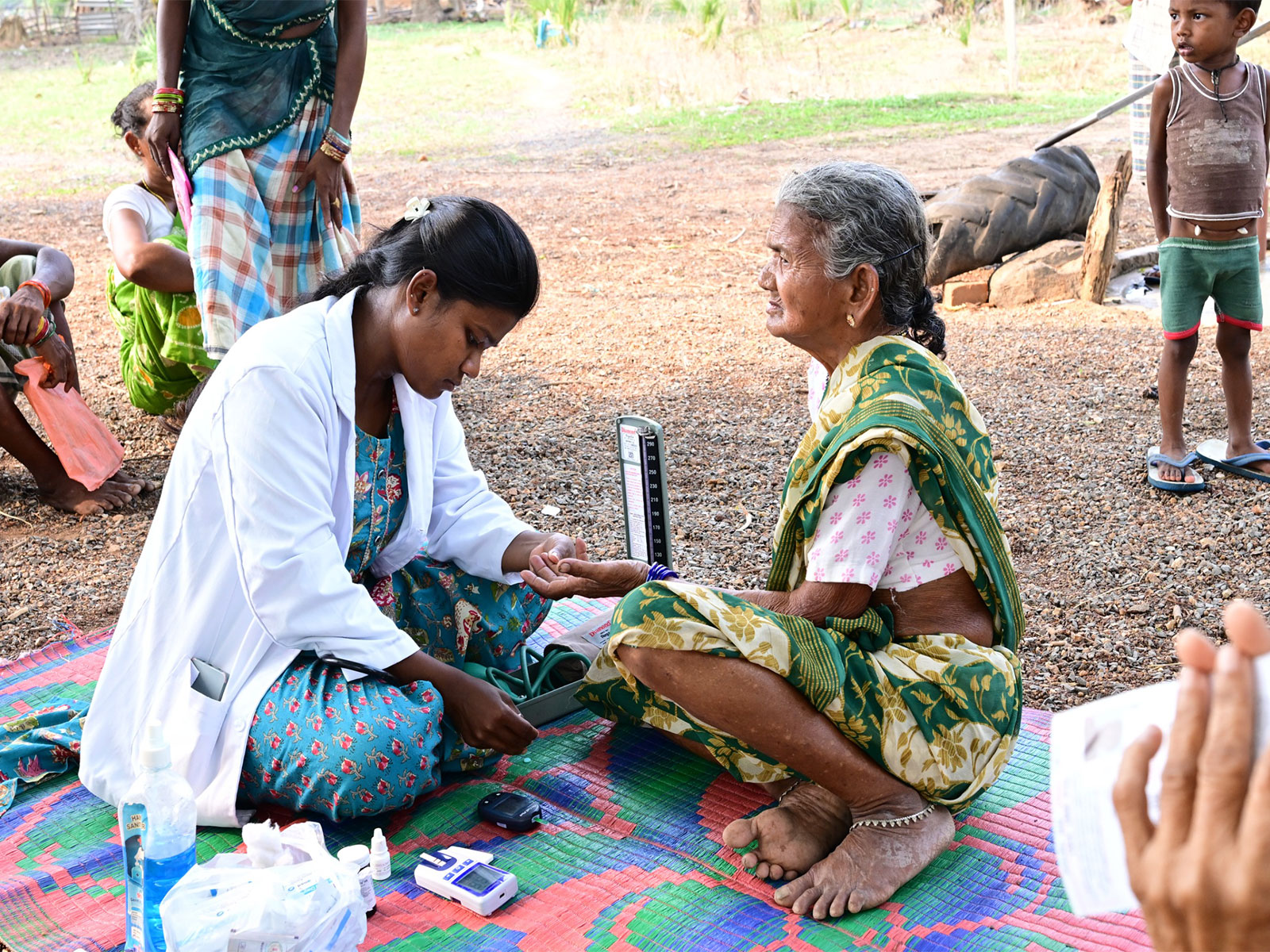 Checkups under Mukhyamantri Swasth Bastar Abhiyan (Photo/ANI)