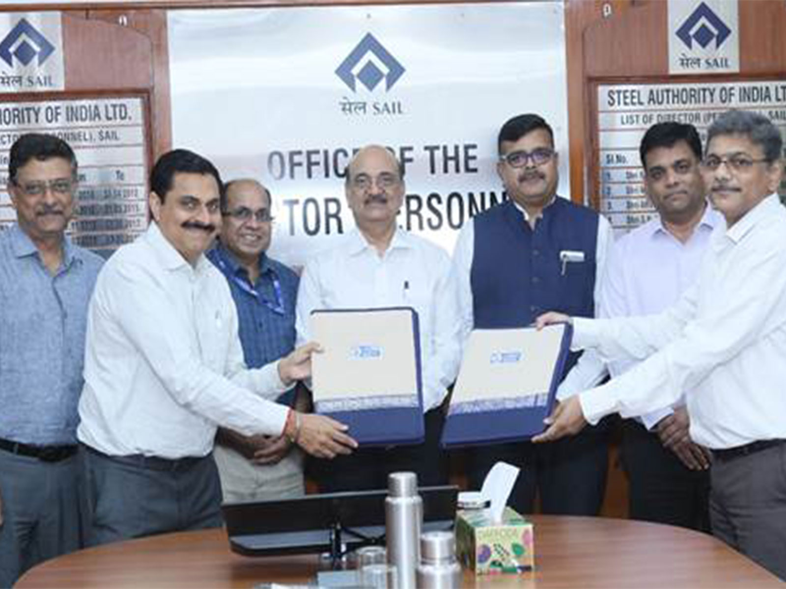 SAIL Signs MoU with EdCIL (Photo/PIB) SAIL Signs MoU with EdCIL (Photo/PIB)