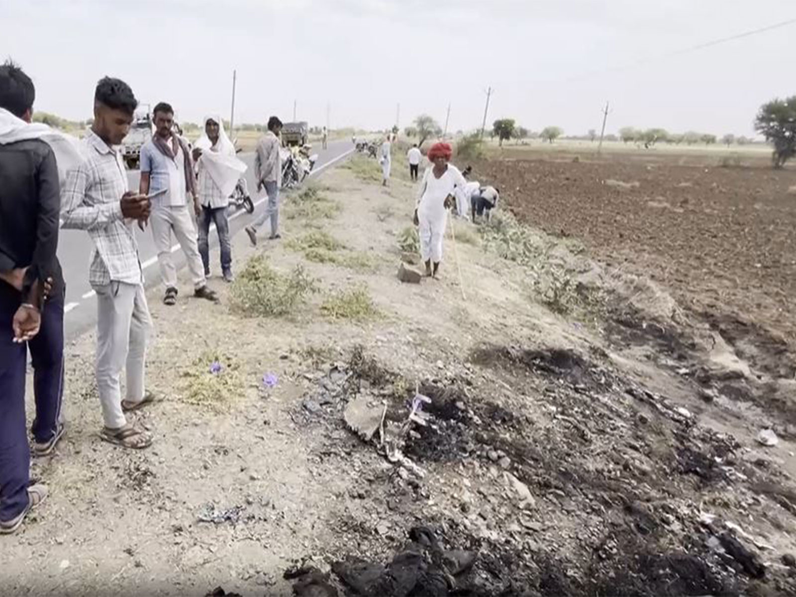 Visuals from the accident site (Photo/ANI) Visuals from the accident site (Photo/ANI)