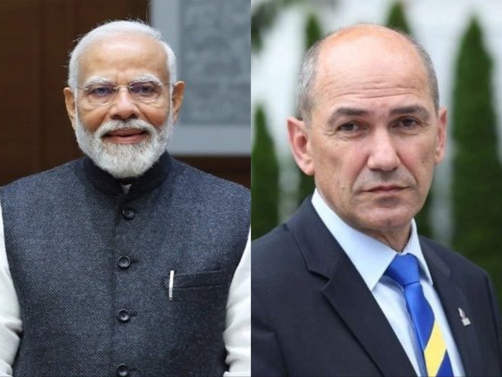 PM Modi and PM of Slovenia Janez Janša (Photo/X@narendramodi,@JJansaSDS)