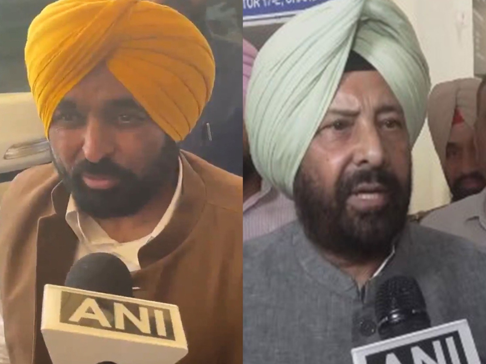 Punjab CM Bhagwant Mann (Left) and BJP Punjab chief Kewal Singh Dhillon (Right) (Photo/ANI) Punjab CM Bhagwant Mann (Left) and BJP Punjab chief Kewal Singh Dhillon (Right) (Photo/ANI)
